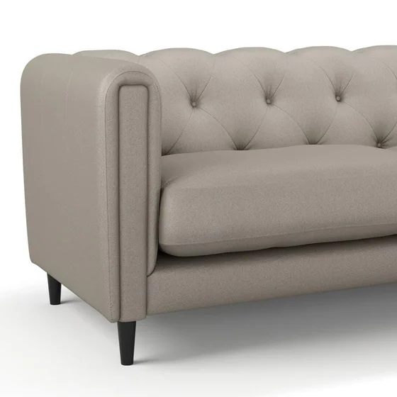 Photo of the fabric Sit Out Coin swatch by James Dunlop FibreGuard. Use for Upholstery, Accessory. Style of Plain, Taffeta