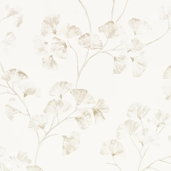 Photo of the fabric Kiana Wp W467 01 swatch by Romo. Use for Wall Covering. Style of Floral And Botannical