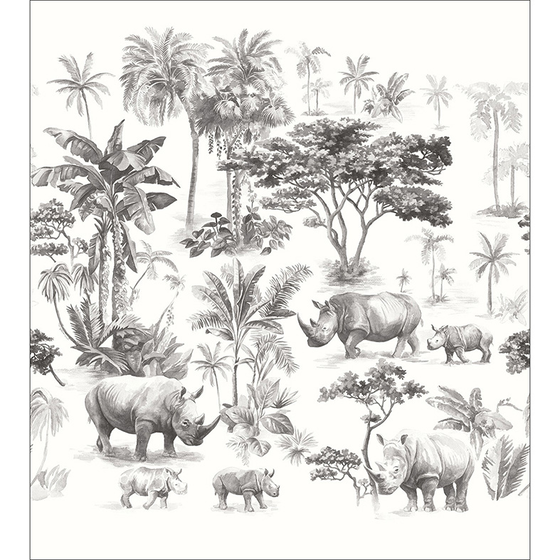 Photo of the fabric Sweet Saf. Panel 10153 10153 99 11 swatch by Casadeco. Use for Wall Covering, Wall Panel/Mural