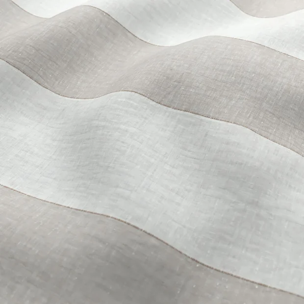 Photo of the fabric Kyoto Stripe Sage swatch by James Dunlop. Use for Curtains. Style of Stripe, Texture