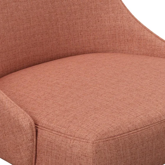 Photo of the fabric Frisco Spice swatch by James Dunlop Essentials. Use for Curtains, Upholstery, Accessory, Top of Bed. Style of Plain, Texture
