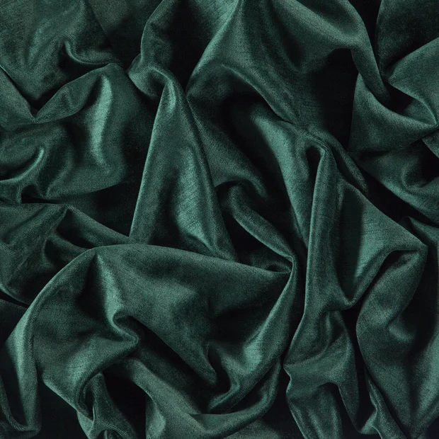Photo of the fabric Monte Carlo Peacock swatch by Zepel. Use for Curtains, Upholstery, Accessory, Top of Bed. Style of Plain, Velvet