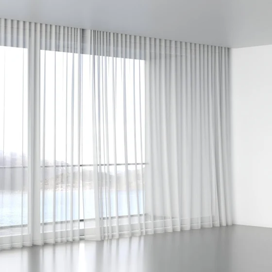 Photo of the fabric Malaga Stone swatch by James Dunlop Essentials. Use for Sheer Curtains. Style of Plain, Sheer