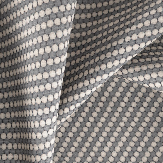 Photo of the fabric Arzak Feather swatch by Zepel FibreGuard Pro. Use for Upholstery, Accessory. Style of Chenille, Geometric