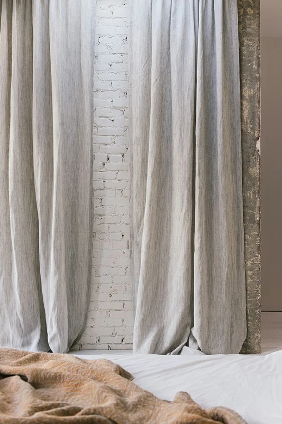 Photo of the fabric Lardili YP19003 in situ by Designs Of The Time. Use for Curtains. Style of Plain, Texture