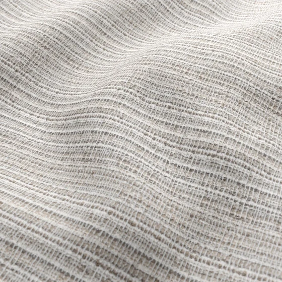 Photo of the fabric Aquatic Oyster swatch by Zepel FibreGuard Outdoor. Use for Upholstery, Accessory, Top of Bed. Style of Stripe, Texture