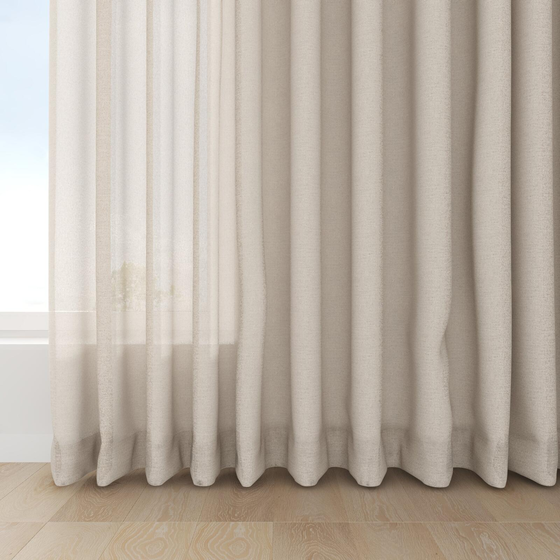 Photo of the fabric Revel Flax swatch by Mokum. Use for Curtains. Style of Plain, Texture