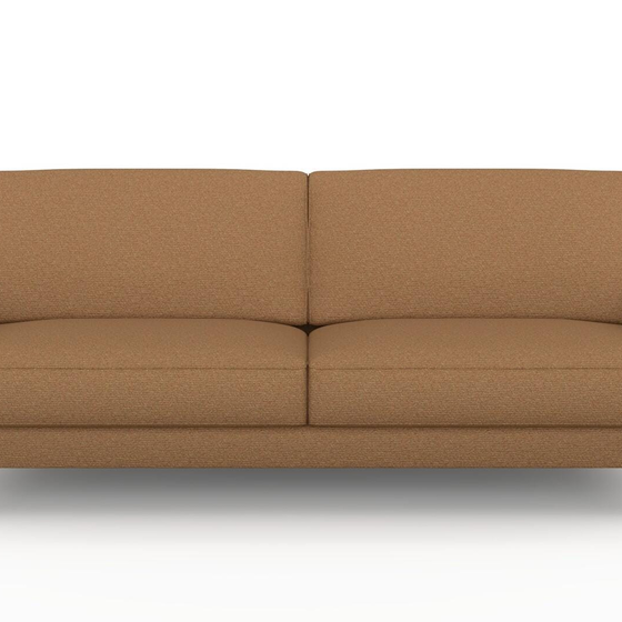 Photo of the fabric Grain Rust swatch by Mokum. Use for Upholstery, Accessory, Top of Bed. Style of Plain, Texture
