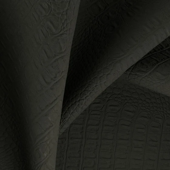 Photo of the fabric Surface Onyx swatch by Zepel. Use for Upholstery. Style of Animals And Birds, Leather And Vinyl