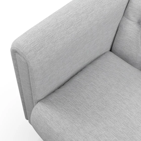Photo of the fabric Newport Silver swatch by James Dunlop. Use for Upholstery, Accessory. Style of Plain