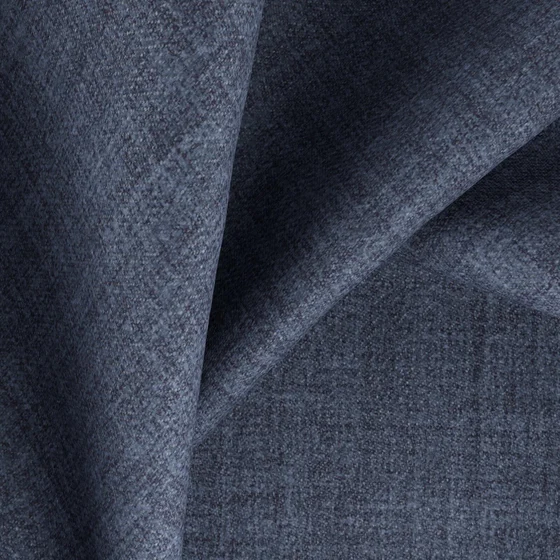 Photo of the fabric Jadeite Marine swatch by FR-One. Use for Curtains, Upholstery, Top of Bed. Style of Plain, Texture