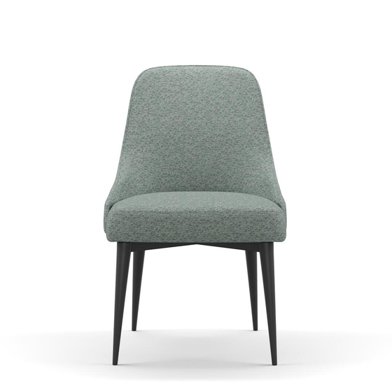 Photo of the fabric Omni Emerald swatch by James Dunlop FibreGuard. Use for Upholstery, Accessory, Top of Bed. Style of Plain, Texture