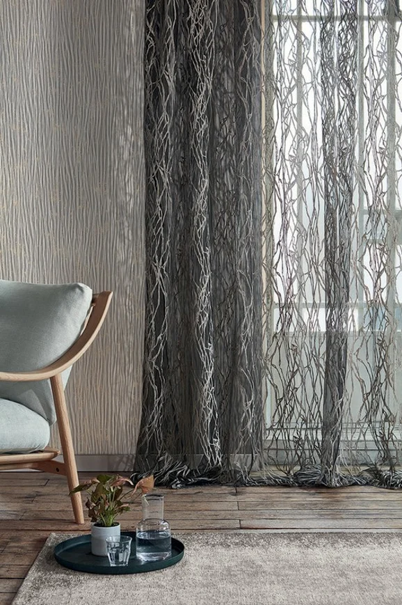 Photo of the fabric Leona V3352 01 in situ by Villa Nova. Use for Sheer Curtains. Style of Sheer