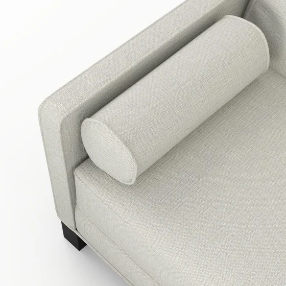 Photo of the fabric Grounded Oyster swatch by James Dunlop. Use for Upholstery, Accessory. Style of Plain, Texture
