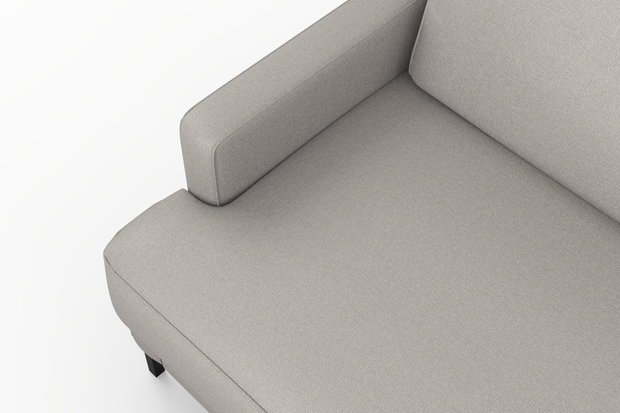 Photo of the fabric Epitome Pumice swatch by Mokum. Use for Upholstery, Accessory. Style of Plain, Taffeta