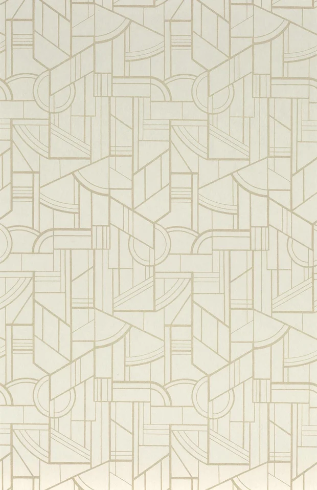 Photo of the fabric Cinetique Wp 7629 7629 2548 swatch by Casamance. Use for Wall Covering. Style of Geometric, Print