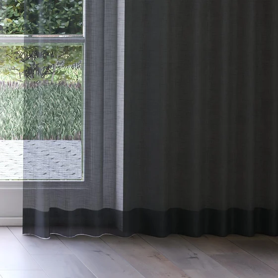 Photo of the fabric Kumo Recycled Lake swatch by James Dunlop. Use for Sheer Curtains. Style of Plain, Sheer