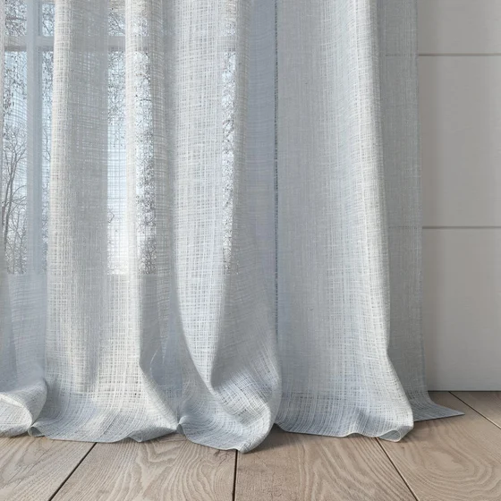 Photo of the fabric Scandinese Cloud swatch by James Dunlop. Use for Sheer Curtains. Style of Plain, Sheer