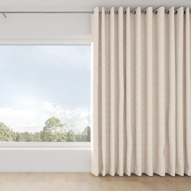 Photo of the fabric Cestino Twine swatch by Mokum. Use for Curtains. Style of Plain, Texture