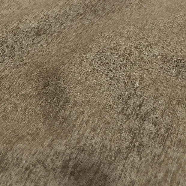 Photo of the fabric Lambada Toffee swatch by Zepel. Use for Curtains, Upholstery, Accessory, Top of Bed. Style of Chenille, Plain
