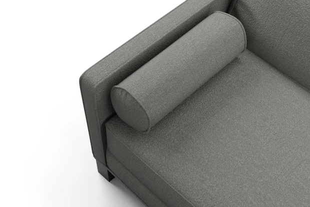 Photo of the fabric Alpine Sable swatch by James Dunlop. Use for Upholstery, Accessory. Style of Plain, Texture