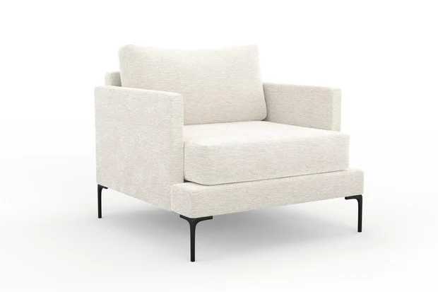 Photo of the fabric Intaglio Chalk swatch by Mokum. Use for Upholstery, Accessory. Style of Plain, Texture