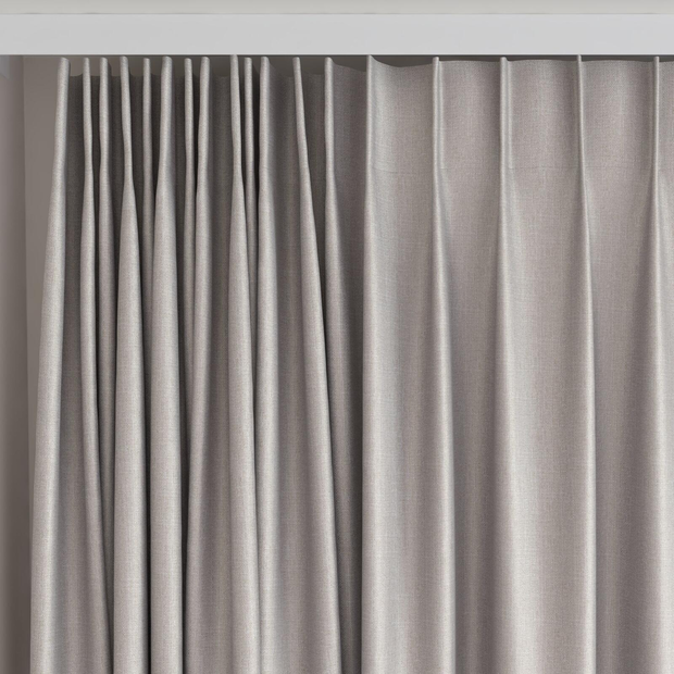 Photo of the fabric Stallion 2 Blackout Linen swatch by James Dunlop Essentials. Use for Curtains. Style of Plain, Texture