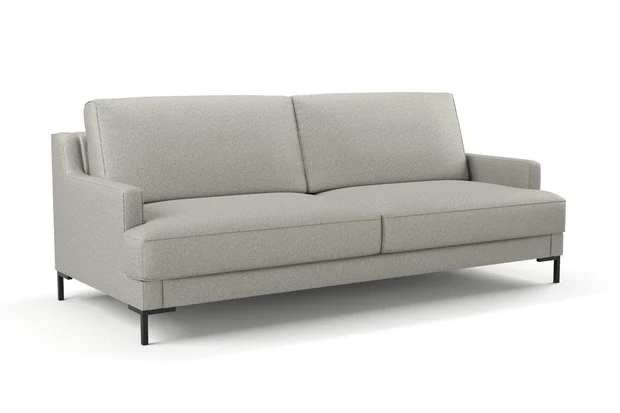 Photo of the fabric Palermo Dove Grey swatch by Mokum. Use for Upholstery, Accessory. Style of Plain, Texture