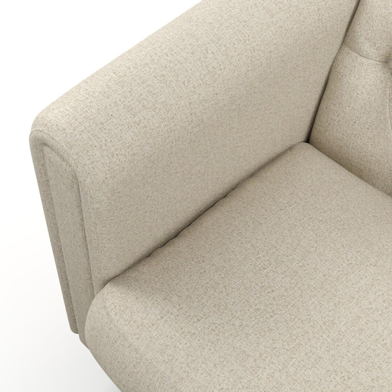 Photo of the fabric Omni Linen swatch by James Dunlop FibreGuard. Use for Upholstery, Accessory, Top of Bed. Style of Plain, Texture