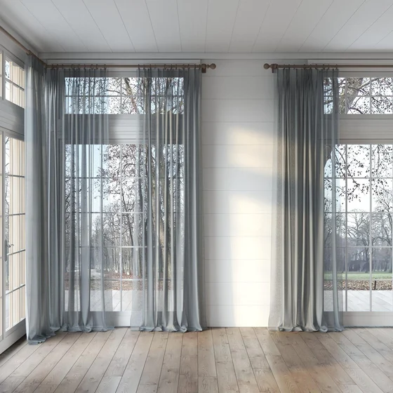 Photo of the fabric Kanso Stonewash Slate swatch by Mokum. Use for Sheer Curtains. Style of Plain, Sheer