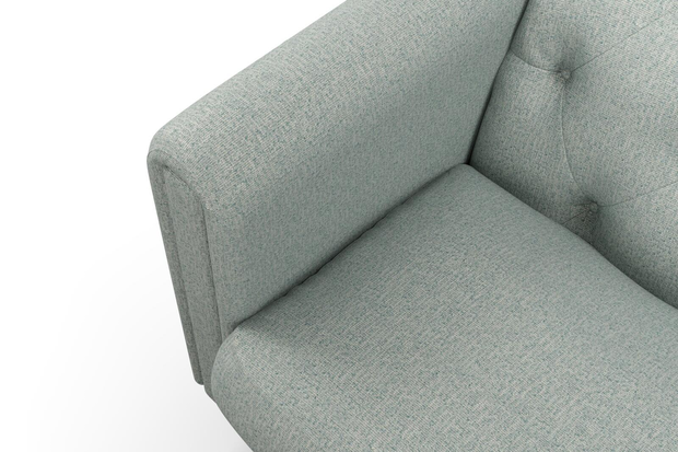 Photo of the fabric Omni Mineral swatch by James Dunlop FibreGuard. Use for Upholstery, Accessory, Top of Bed. Style of Plain, Texture