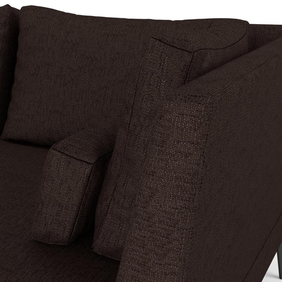 Photo of the fabric Pandanus Blackberry swatch by Mokum. Use for Upholstery. Style of Plain, Taffeta