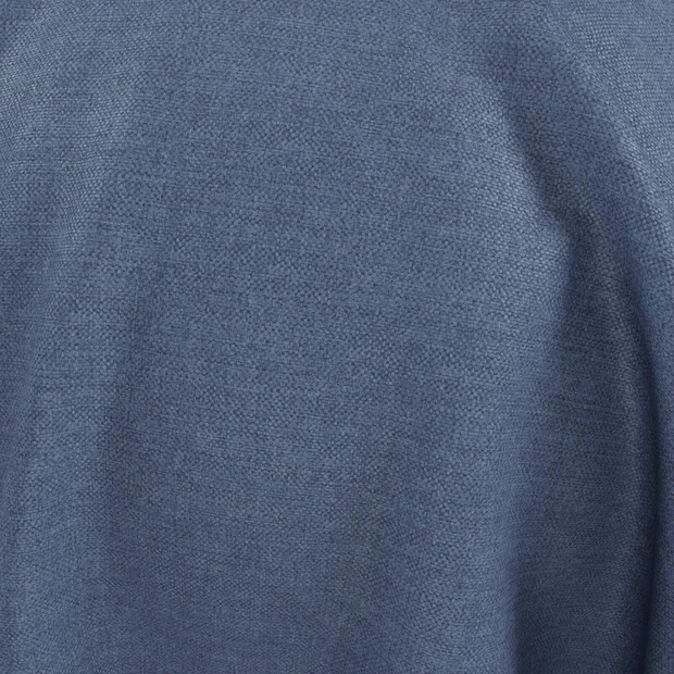 Photo of the fabric Wilderness Denim swatch by James Dunlop FibreGuard. Use for Curtains, Upholstery, Accessory, Top of Bed. Style of Plain, Texture
