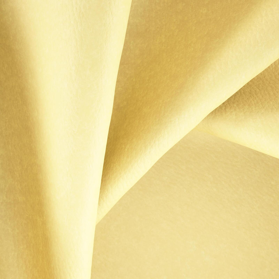 Photo of the fabric Bonanza Straw swatch by Zepel. Use for Upholstery. Style of Leather And Vinyl, Plain