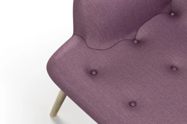 Photo of the fabric Provence Parma swatch by James Dunlop Essentials. Use for Curtains, Upholstery, Accessory, Top of Bed. Style of Plain, Texture