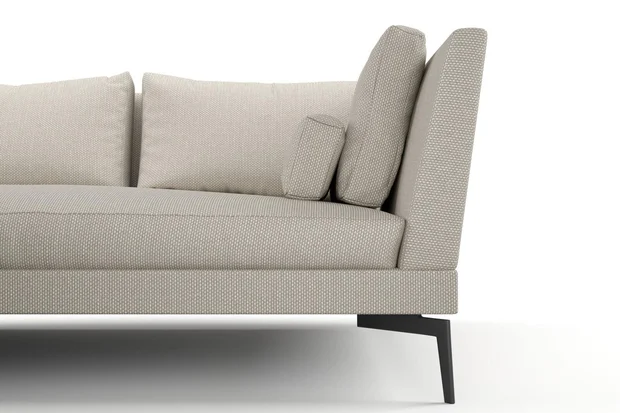 Photo of the fabric Souk Quartz swatch by Mokum. Use for Upholstery, Accessory. Style of Plain, Texture