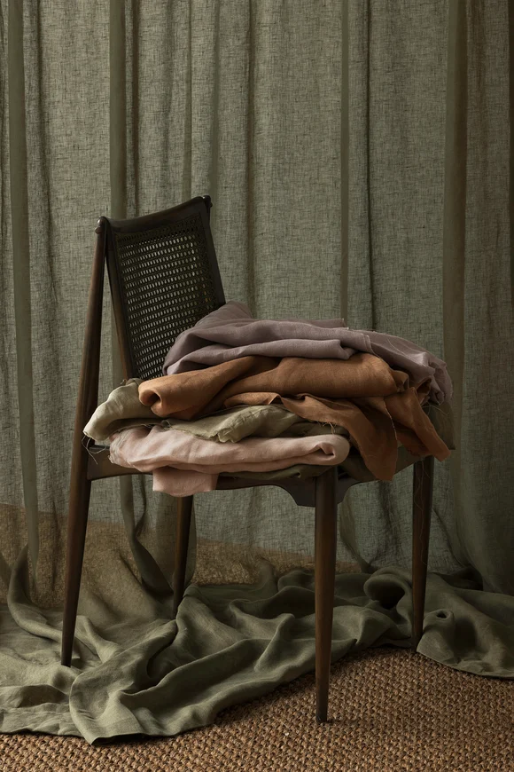 Kanji by James Dunlop | Piece dyed pure linen, airo finished