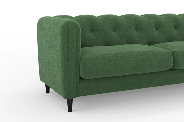 Photo of the fabric Snugly Hunter swatch by James Dunlop FibreGuard. Use for Upholstery, Accessory, Top of Bed. Style of Chenille, Plain