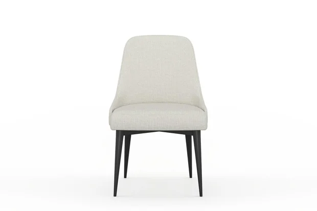 Photo of the fabric Grounded Oyster swatch by James Dunlop. Use for Upholstery, Accessory. Style of Plain, Texture