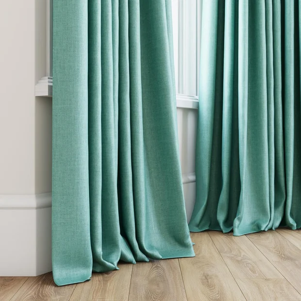 Photo of the fabric Frisco Porcelain swatch by James Dunlop Essentials. Use for Curtains, Upholstery, Accessory, Top of Bed. Style of Plain, Texture