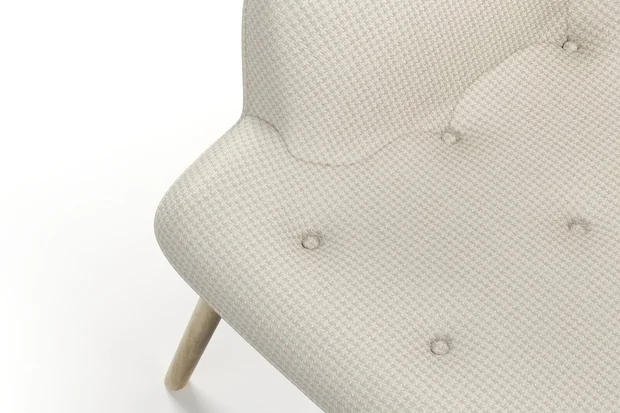 Photo of the fabric Heritage Sandshell swatch by James Dunlop. Use for Upholstery, Accessory. Style of Traditional