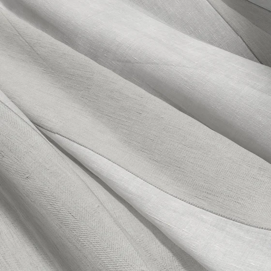 Photo of the fabric Long Beach Oyster swatch by James Dunlop. Use for Sheer Curtains. Style of Sheer, Stripe