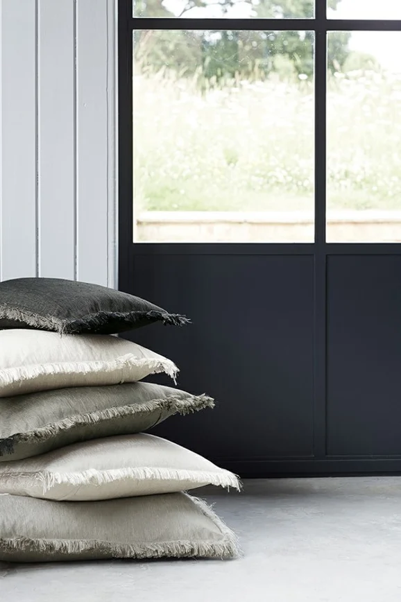 Photo of the fabric Kendari V3220 36 in situ by Villa Nova. Use for Curtains, Accessory. Style of Plain