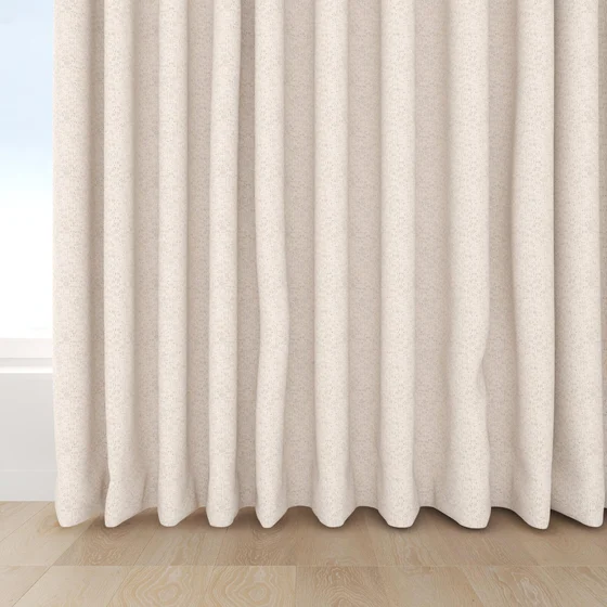 Photo of the fabric Cestino Ecru swatch by Mokum. Use for Curtains. Style of Plain, Texture