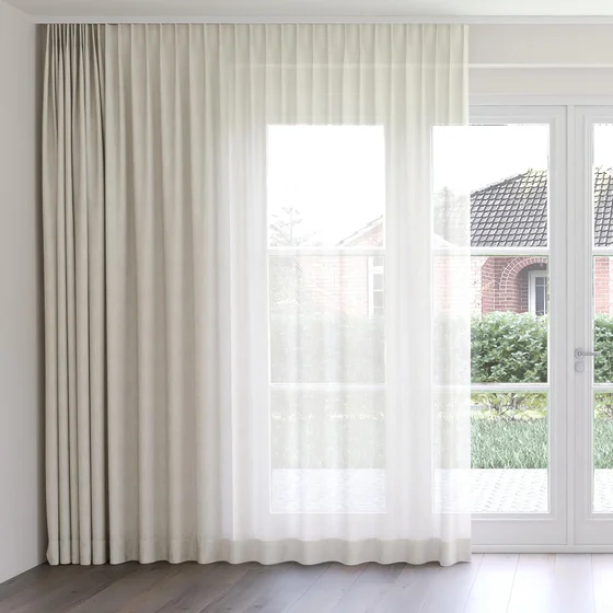 Photo of the fabric Release Dune swatch by James Dunlop. Use for Curtains. Style of Plain, Texture