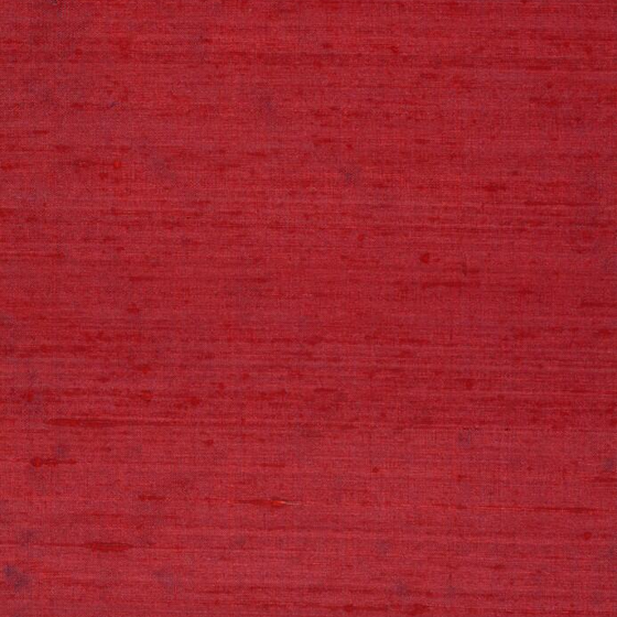 Photo of the fabric Luxury Crimson swatch by James Dunlop. Use for Curtains, Accessory. Style of Plain, Texture