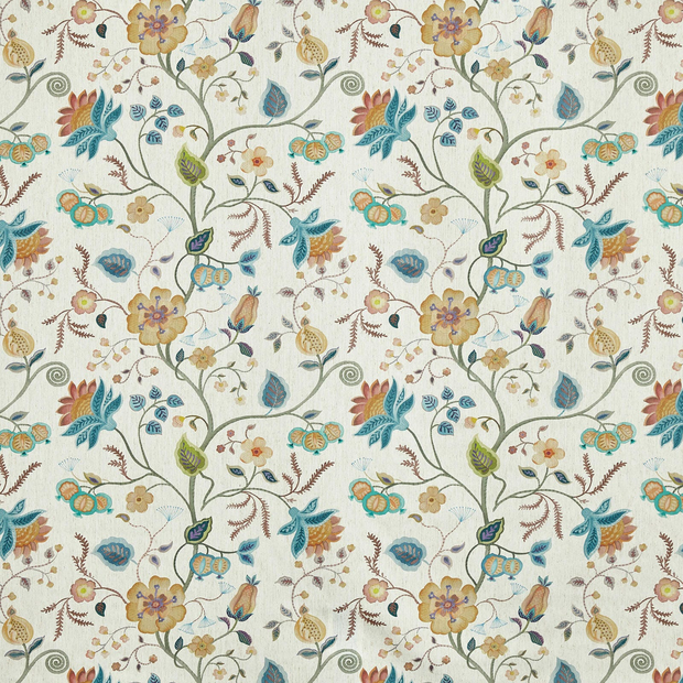 Photo of the fabric Esther 4259 770 swatch by Prestigious. Use for Curtains, Upholstery, Accessory. Style of Floral And Botannical, Jacquard