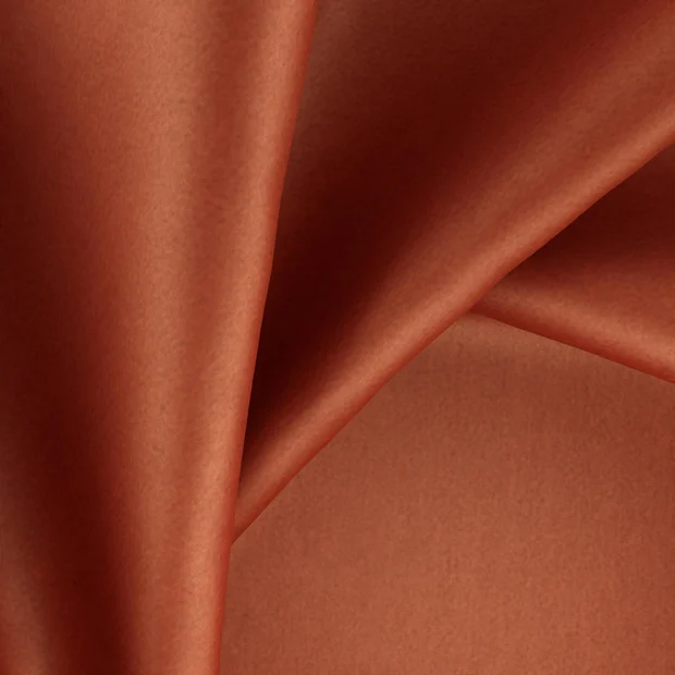 Photo of the fabric Warlock Chili swatch by Zepel. Use for Curtains, Upholstery, Accessory, Top of Bed. Style of Plain, Velvet