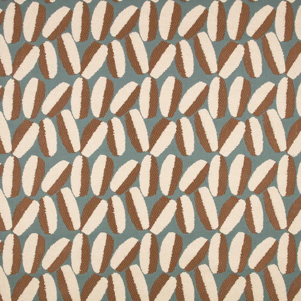 Photo of the fabric Timor Outdoor 9183 03 swatch by Black Edition. Use for Upholstery, Accessory. Style of Geometric, Jacquard