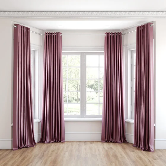 Photo of the fabric Luxe Tulip swatch by James Dunlop Essentials. Use for Curtains, Accessory, Top of Bed. Style of Plain, Texture